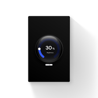 Smart Rotary Traic Dimmer with Concave Screen